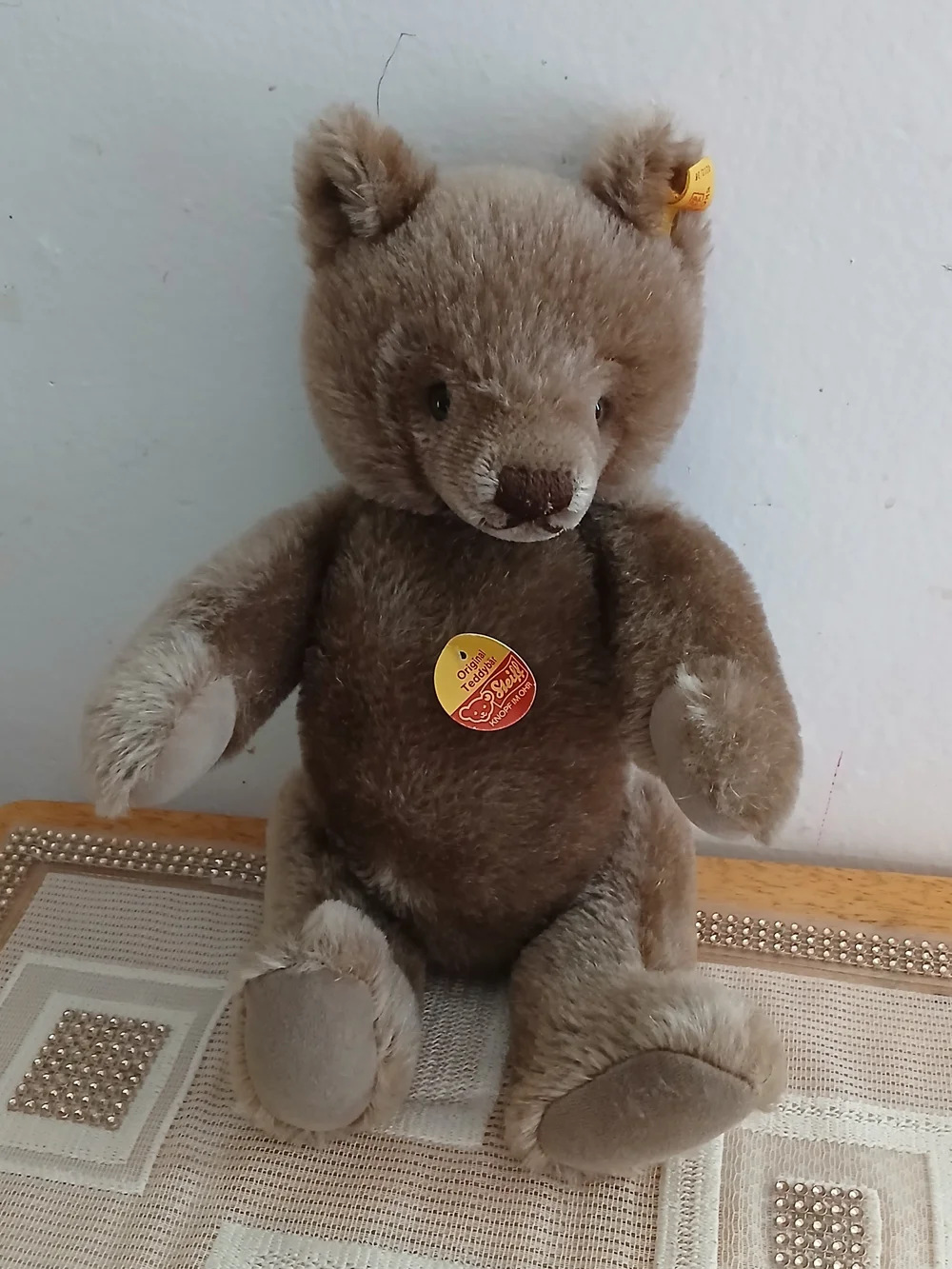 Steiff Growling Teddy Bear Vintage Plush Stuffed Bear - Picture 1 of 11
